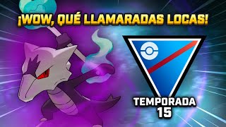 ¡MAROWAK DE ALOLA OSCURO con LLAMARADA ARRASANDO en LIGA SUPER 1500 PC  PVP GBL POKEMON GO [upl. by Acined863]