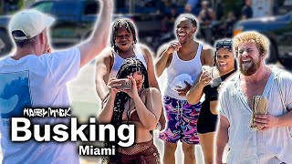 Freestyles For All Ages  Harry Mack Busking In Miami [upl. by Pentheam107]