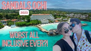 Sandals OCHI Day 2 Vlog  Sandals HORROR Experience  The MOST Romantic Dinner EVER  Jamaica 2023 [upl. by Ahsennod]