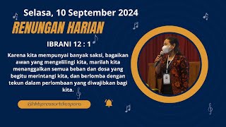 Renungan Harian Selasa 10 September 2024 Pdt Icce L Sinaga MTh  HKBP Ressort Diaspora Surabaya [upl. by Cooper746]