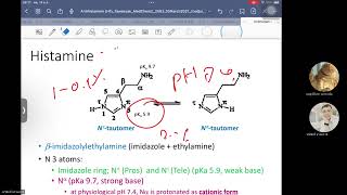 Medicinal Chemistry 2 Antihistamines H1antagonists [upl. by Eelam]