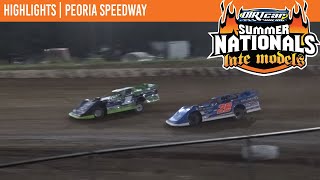 DIRTcar Summer Nationals Late Models  Peoria Speedway  June 12 2024  HIGHLIGHTS [upl. by Buckingham]