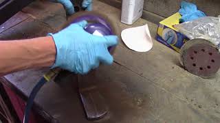 Brinly Plow Restoration Part 2 Sanding [upl. by Anton]