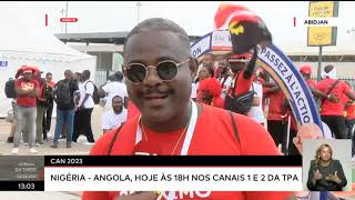 CAN 2023 Nigéria  Angola hoje às 18H nos canais 1 e 2 da TPA [upl. by Yrrok548]