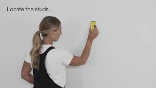 How to install panels on a Plaster Wall [upl. by Anilrats]