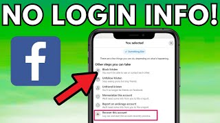 How To Recover Hacked Facebook Account Without Email and password [upl. by Ahsiket]