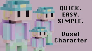 See How Easy This Is Voxel Character using Magicavoxel  Voxel Art Tutorial  How To [upl. by Publea]