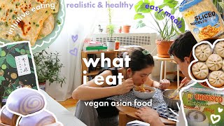 BILINGUAL what i eat in a WEEK 🍜realistic af easy asian vegan food amp recipe ideas [upl. by Valtin313]