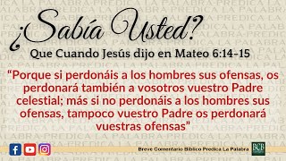 Predica La Palabra  ¿Sabía Usted Mateo 61415 [upl. by Yentirb558]