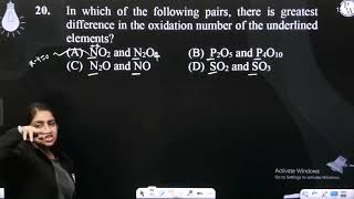 In which of the following pairs there is greatest difference in the oxidation number of the und [upl. by Ringo612]