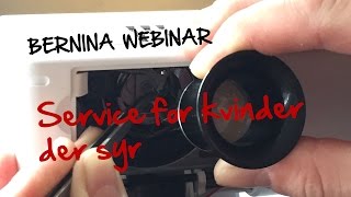 BERNINA Webinar Service til kvinder der syr [upl. by Daj]