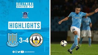 MATCH HIGHLIGHTS  Ballymena United 34 Knockbreda [upl. by Branscum870]