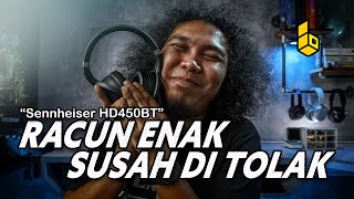 Review Sennheiser HD450BT Wireless Headphone ANC Suara Merdu Bikin Kuping Betah [upl. by Hubey]