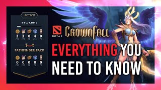 Crownfall How to Unlock All Items Arcanas amp More  Complete Dota 2 Crash Course [upl. by Irreg]