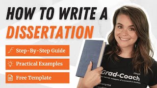 How To Write A Dissertation Or Thesis  8 Step Tutorial  Examples [upl. by Harriman414]