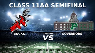 Yankton Bucks vs Pierre TF Riggs Governors FB 11AA Football Semifinal [upl. by Eesak]