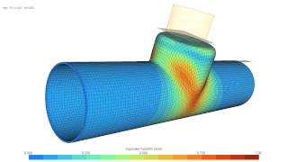 Hydroforming simulation 12 [upl. by Wiburg]