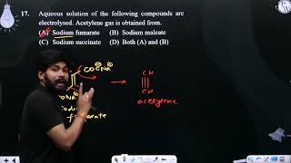 Aqueous solution of the following compounds are electrolysed Acetylene gas is obtained from [upl. by Arakawa903]