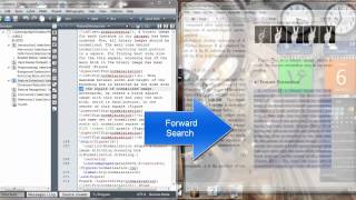 Forward and Inverse Search Using Texmaker and Sumatra PDF [upl. by Casmey]