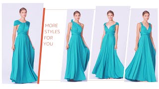 Versatile 72Styles Infinity Dress 5 Ways to Wear It [upl. by Airun]