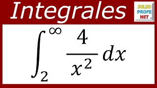 INTEGRALES IMPROPIAS  Ejercicio 1 [upl. by Loriner811]