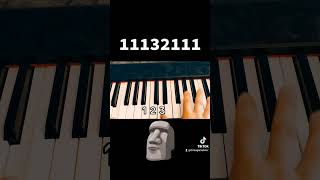 🗿Gigachad playing piano 🎹 piano music pianocover gigachad [upl. by Cirda]