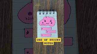 How To Use Sticky Notes In Creative Way shorts ytshorts [upl. by Adur451]