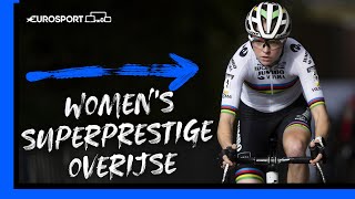 CycloCross Superprestige Overijse 2023  Van Empel Gets Third Win  Womens Highlights  Eurosport [upl. by Ninel691]