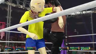 WWE 2K23 Fictional WarGames  Caillou Gets Grounded vs The Judgment Day [upl. by Llenyar]