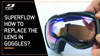 How to replace a lens in goggles equipped with the SuperFlow System  Julbo [upl. by Tini606]