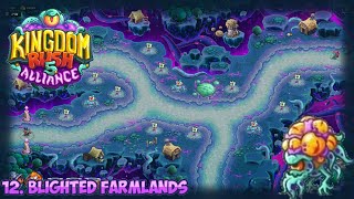 Blighted Farmlands Walkthrough  Kingdom Rush Alliance [upl. by Zischke]