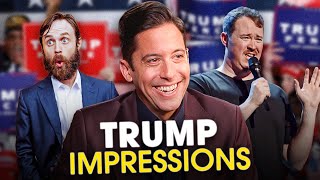 Top Trump Impressions by Comedians  Michael Knowles REACTS [upl. by Naleek]