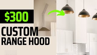 From weird pipe to BEAUTIFUL CUSTOM RANGE HOOD Only for 300 Barndominium Rage Hood [upl. by Ennaeed]