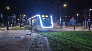 Tramway T10 Île de France Night [upl. by Hayman48]