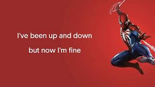 Warbly Jets  Alive Lyrics Video From quotMarvels SpiderMan PS4quot Intro Opening Theme Song [upl. by Clarey619]