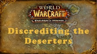 World of Warcraft Quest Discrediting the Deserters Alliance [upl. by Corwin]