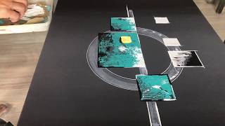 Peinture acryliqueacrylic painting tutorialdébutantstechniquesdemo [upl. by Eneli]