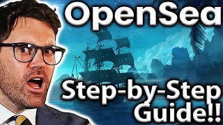 Opensea Complete Beginners Guide Finding GEM NFTs 💎 [upl. by Iatnohs]