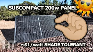 BougeRV NType TOPCon 200w Shade Tolerant Compact Solar Panel [upl. by Seaddon]