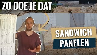 Vijver of zwemvijver maken met sandwichpanelen  DIY zwemvijver en vijverbouw [upl. by Marj]