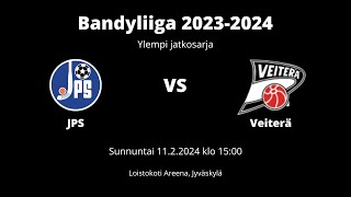 Bandyliiga 20232024 ylempi jatkosarja JPS  Veiterä [upl. by Uol]