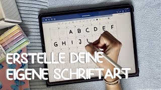 Wie du deine eigene SCHRIFTART erstellst  personal Font  ftmaddi [upl. by Andrew274]