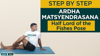 Ardha Matsyendrasana Half Lord of the Fishes PoseHow to Do by Yogi Ritesh  Siddhi Yoga [upl. by Llemij]