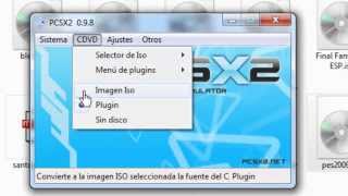 como crear imagen iso y jugar de lectora pcsx2 emulador ps2 playstation2 [upl. by Hudson]