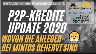 P2PKredite Update 2020 Diese Probleme sehen wir aktuell bei der P2PPlattform Mintos in der Krise [upl. by Hamforrd]