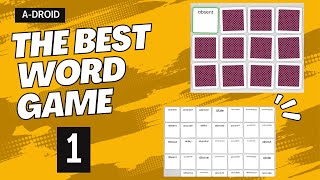 The best word game 1 Spoken English Vocabulary word game Memory Matching and Scramble games [upl. by Aural214]