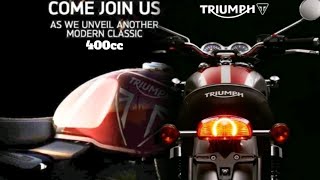 Finally Triumph New 400cc Bike Launch 17th September 2024 Teaser Launched💥Launch Date amp All Details [upl. by Enrobialc]