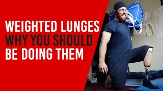 Weighted Lunges Why you should be doing them [upl. by Nosredna200]