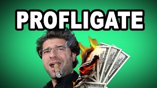 💸 Learn English Words  PROFLIGATE  Meaning Vocabulary with Pictures and Examples [upl. by Calica]