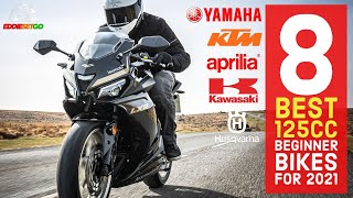 8 BEST 125cc BIKES for Beginners in 2021 With bikes from Kawasaki Yamaha Honda Husqvarna [upl. by Yrevi]